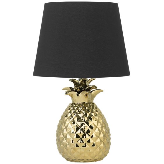 Bordslampa PINEAPPLE Keramik Guld