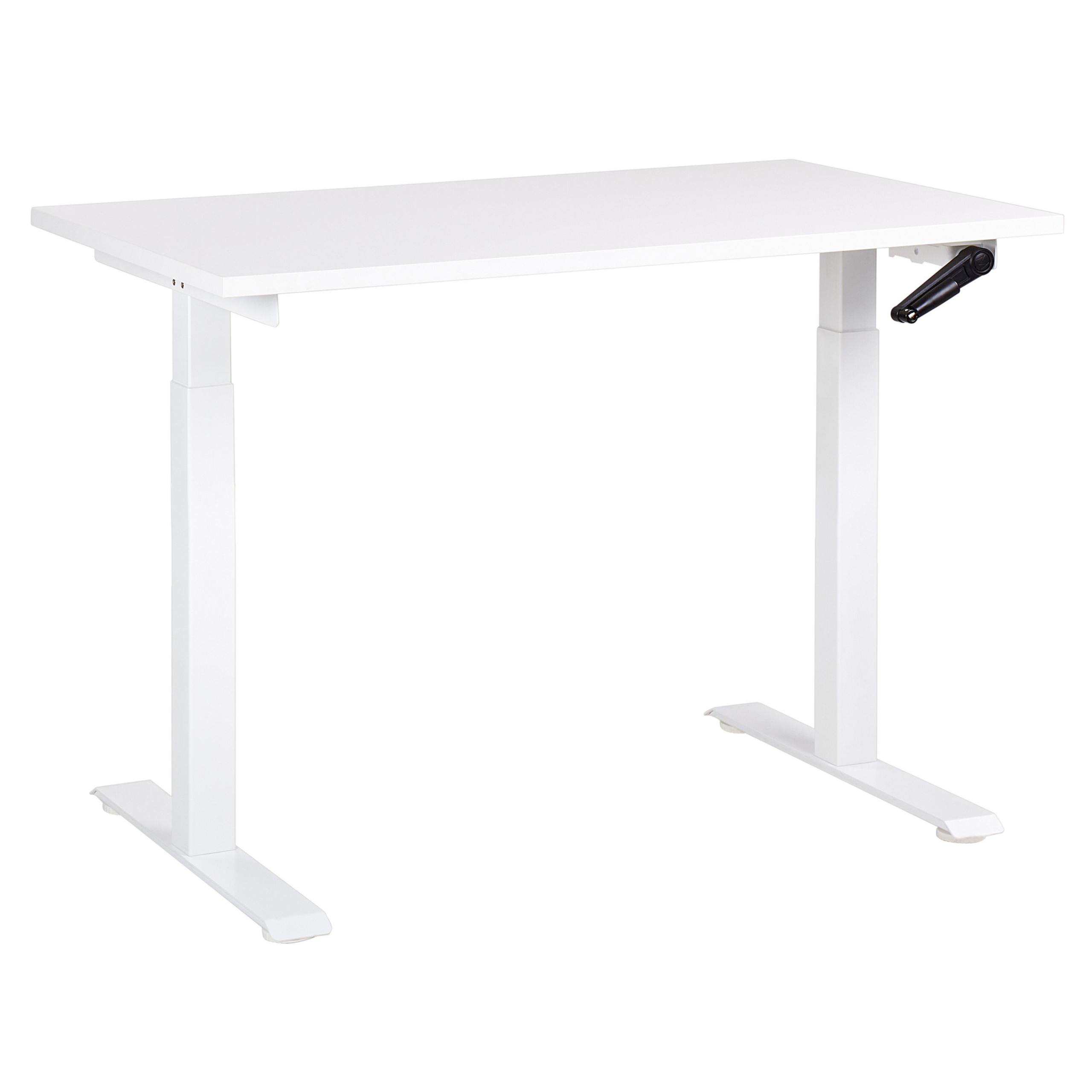 Manuellt höj- och sänkbart skrivbord DESTINES 120 cm 72 cm Vit