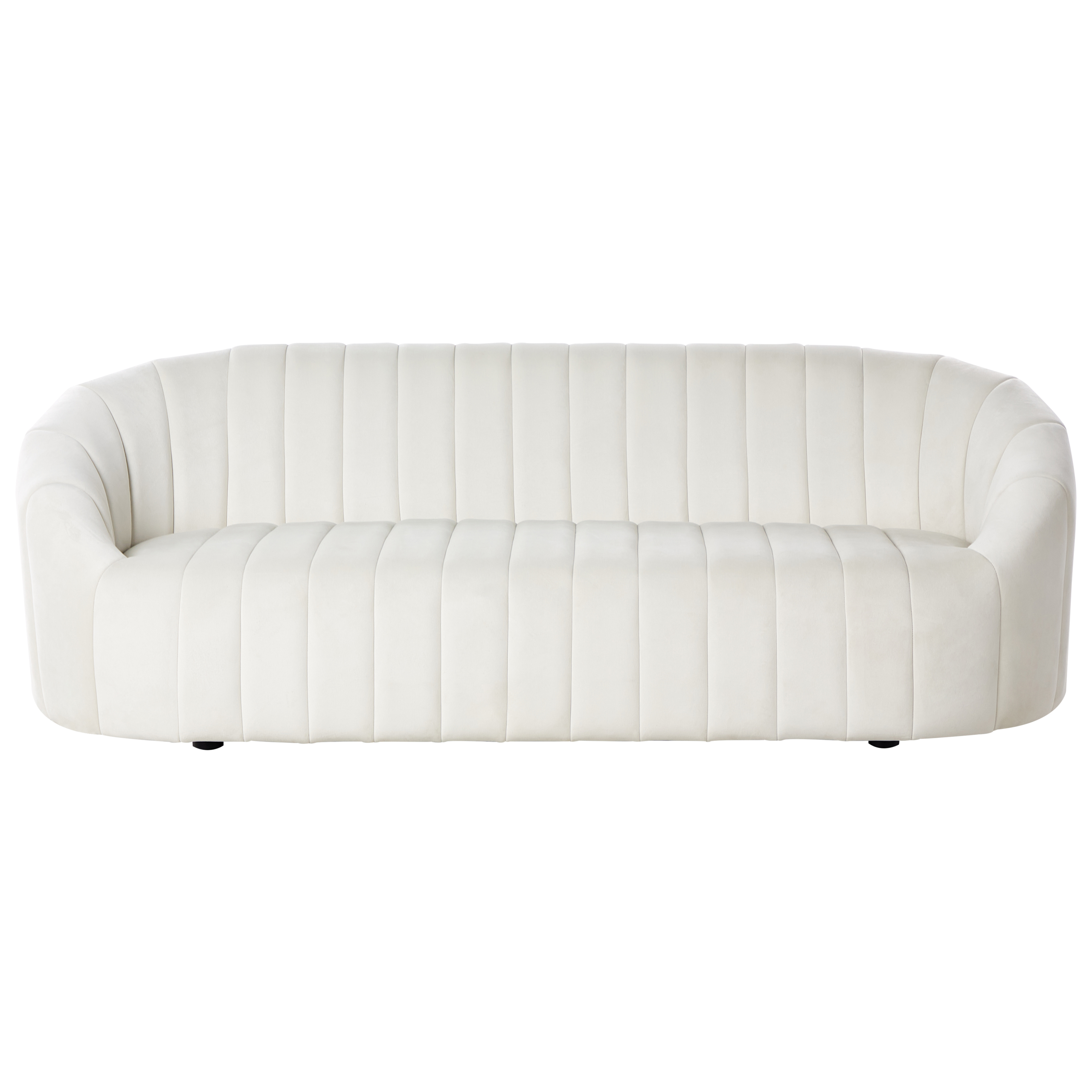 Soffa 3-sits MALUNG Sammet Off-White