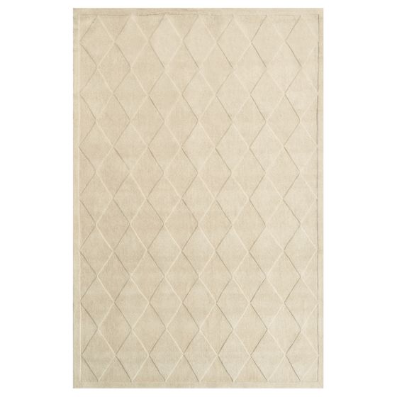 Matta LUNARA Ljusbeige 200 x 300 cm Ull