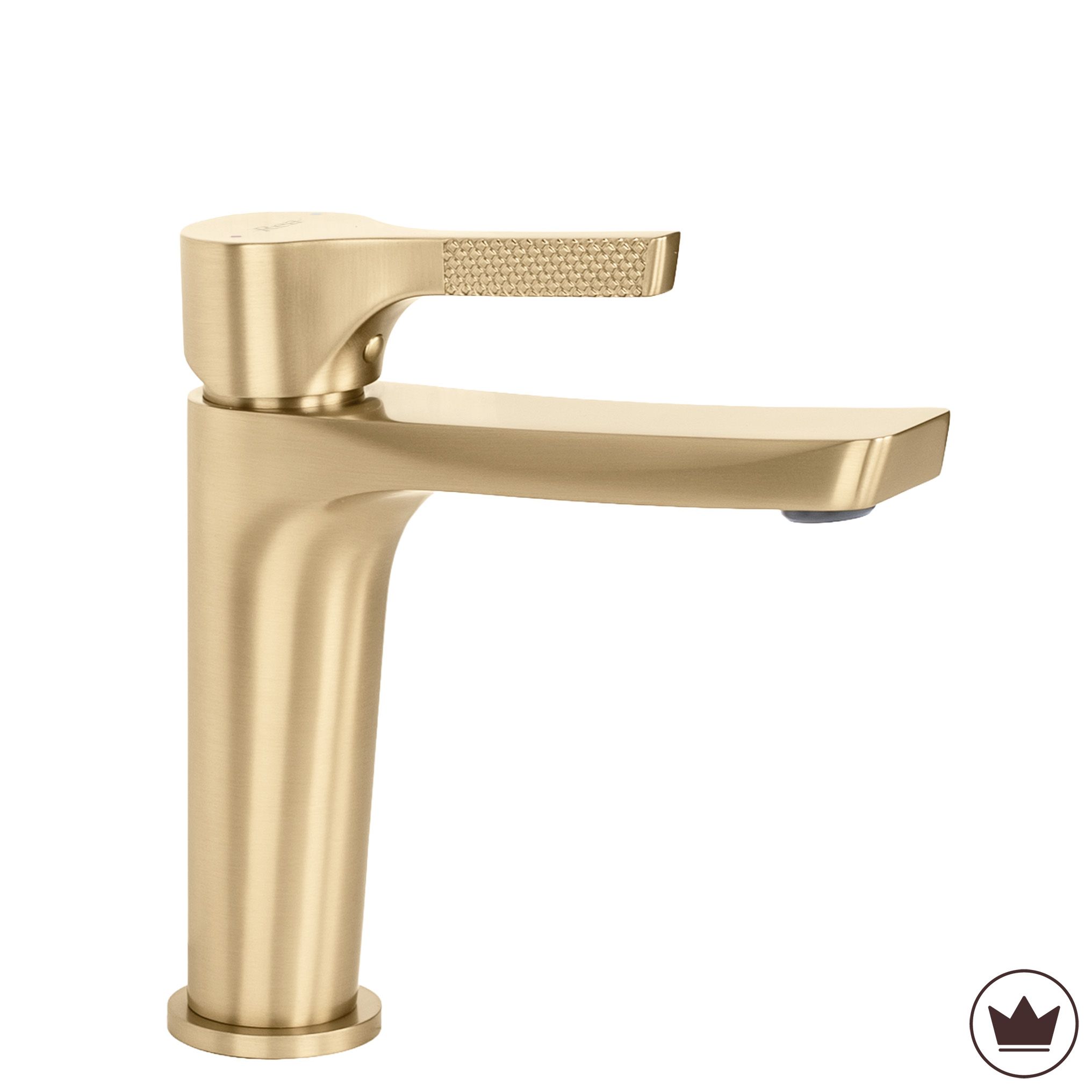 REA Premium tvättställsblandare Maxim , Borstat guld, 12,5x16,8x17,3cm