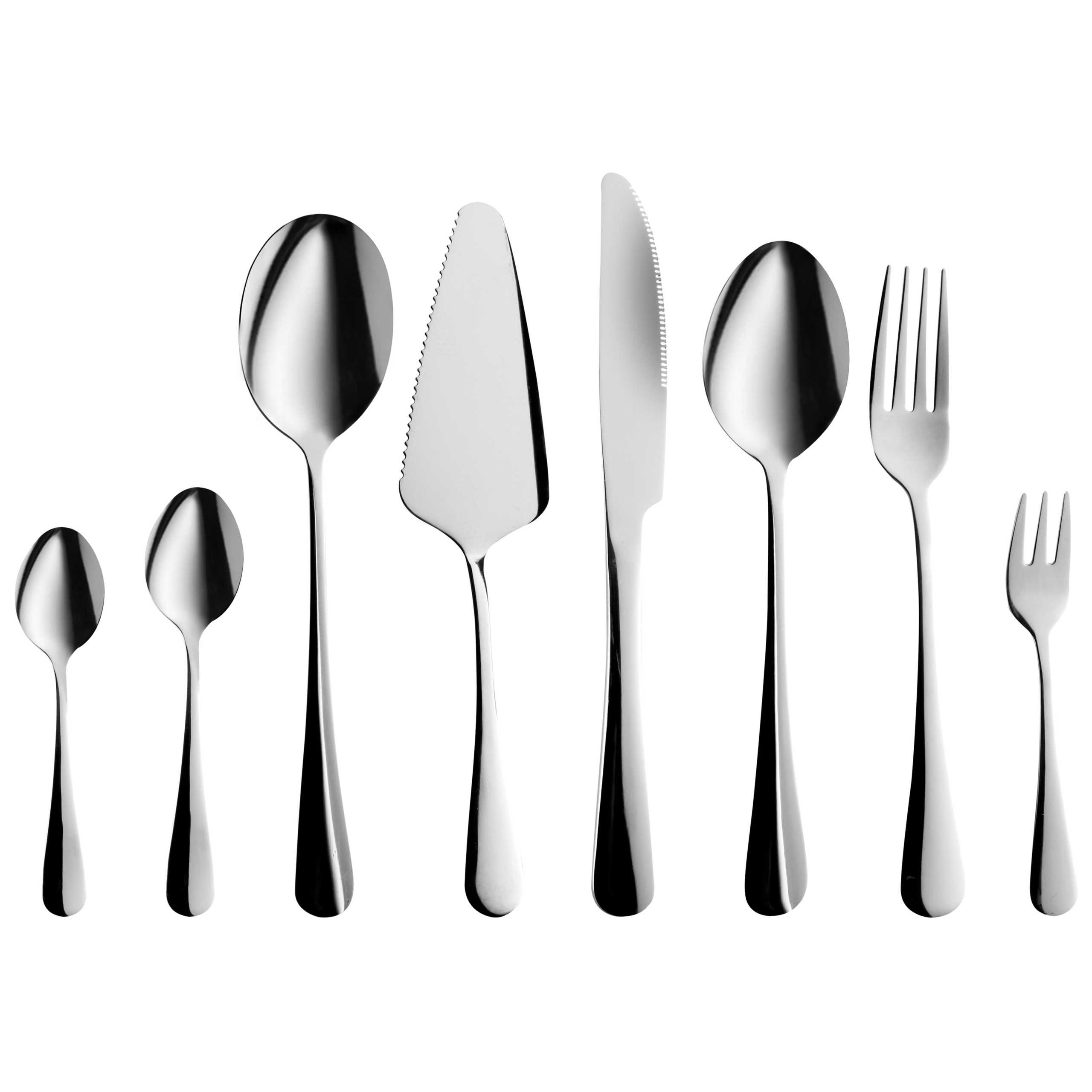 Bestickset 70-pack ROTINI Silver
