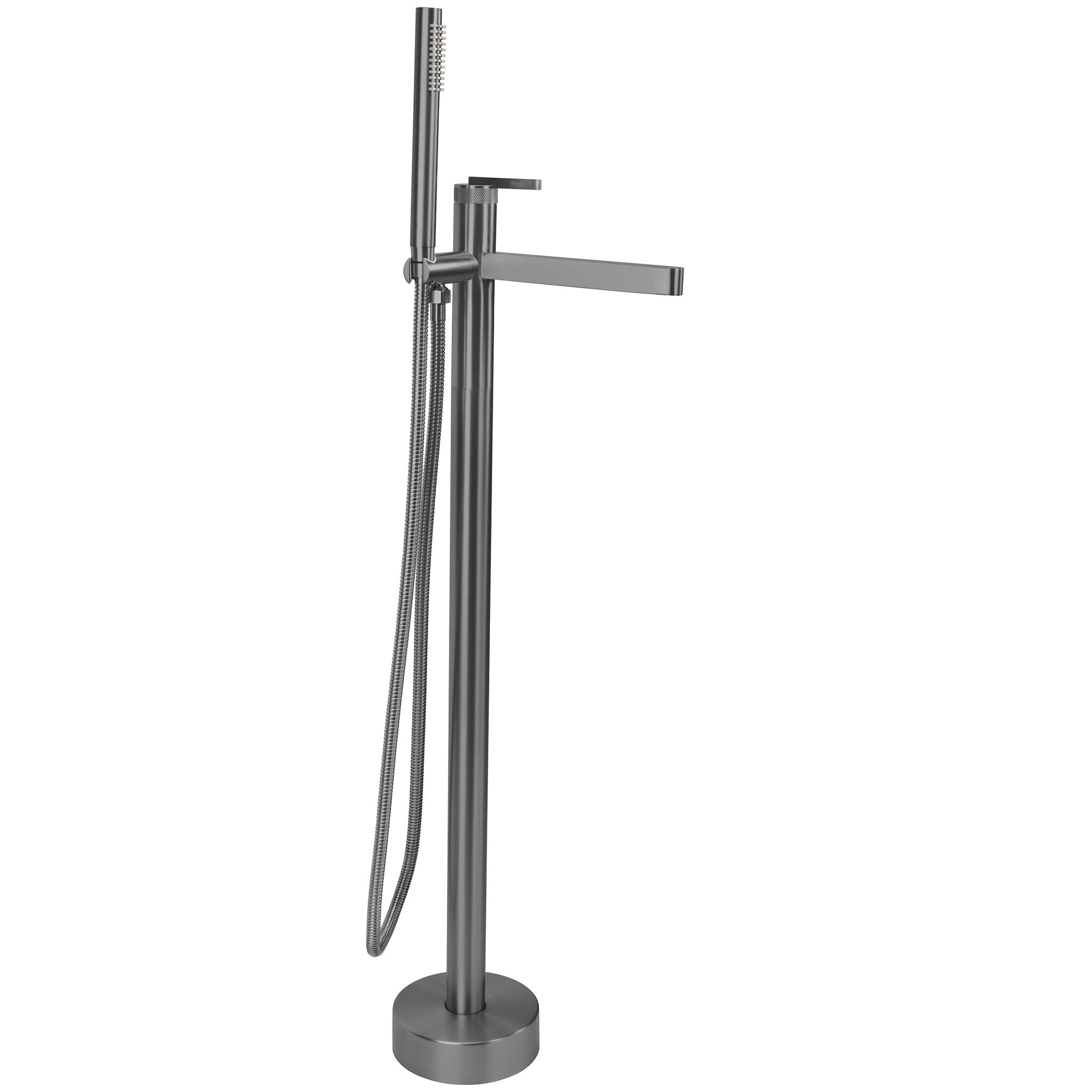 REA golvstående badkarsblandare Grace , Titanium, 19,2x16x92cm