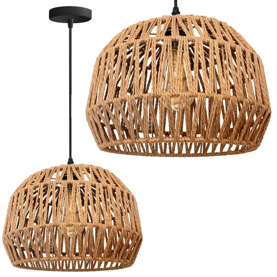 TOOLIGHT hängande taklampa APP1291-1CP BOHO Beige 30x30x22cm