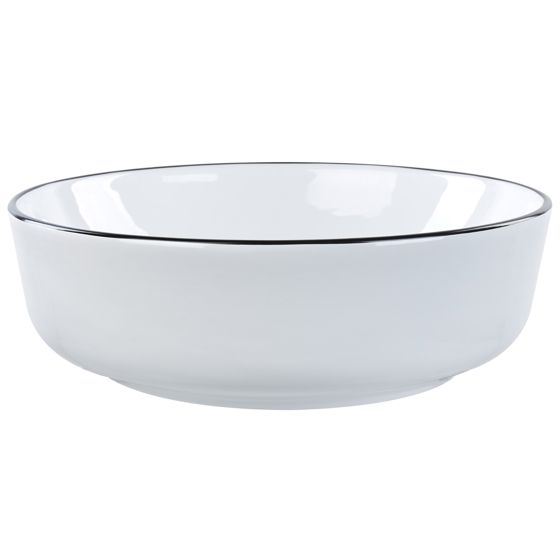 Tvättställ för bänkskiva XERT ⌀ 42 cm Keramik Vit