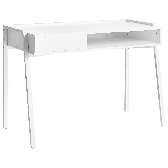 Skrivbord KOFOTEN 107 cm 48 cm Vit