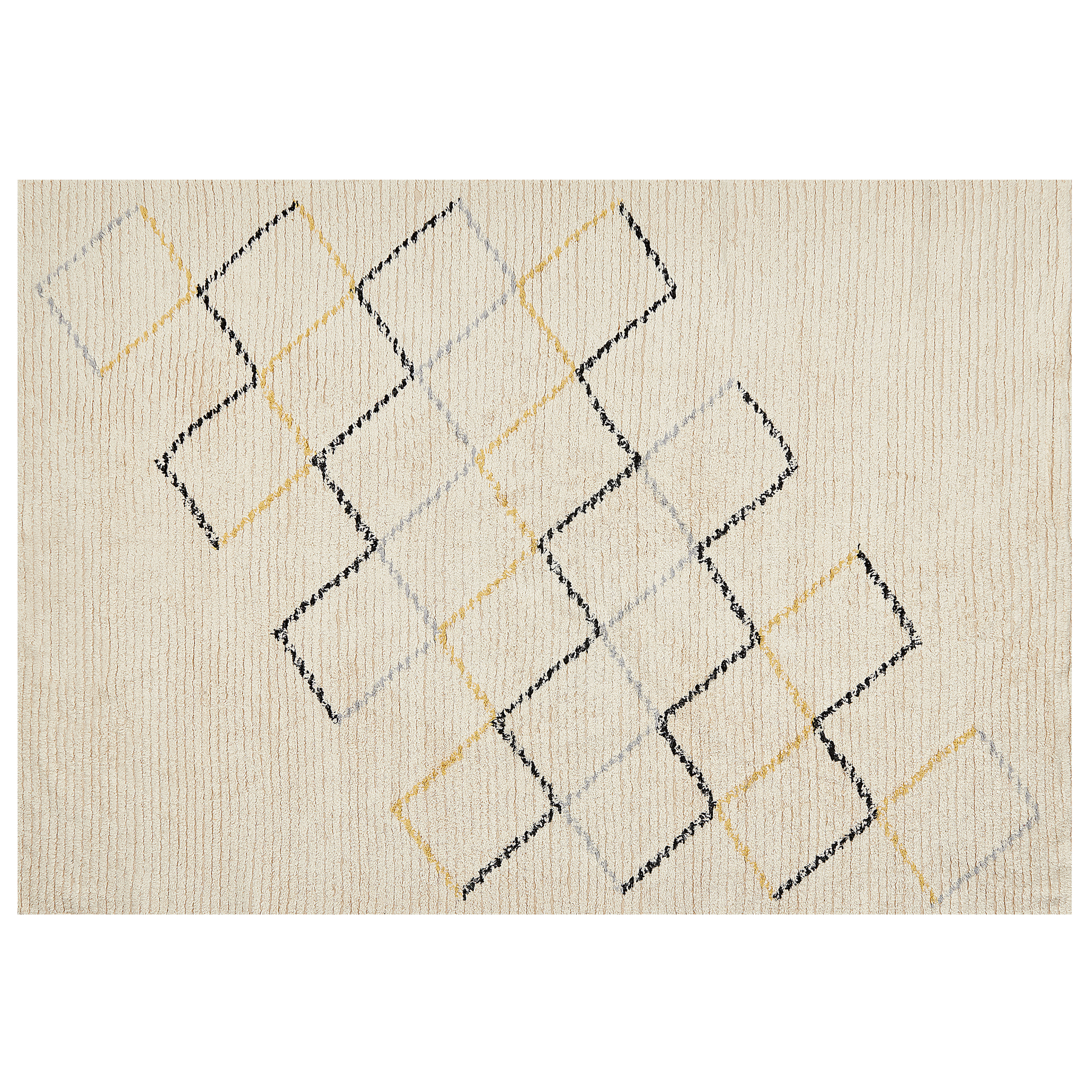 Matta TEZPUR Beige 160 x 230 cm Bomull