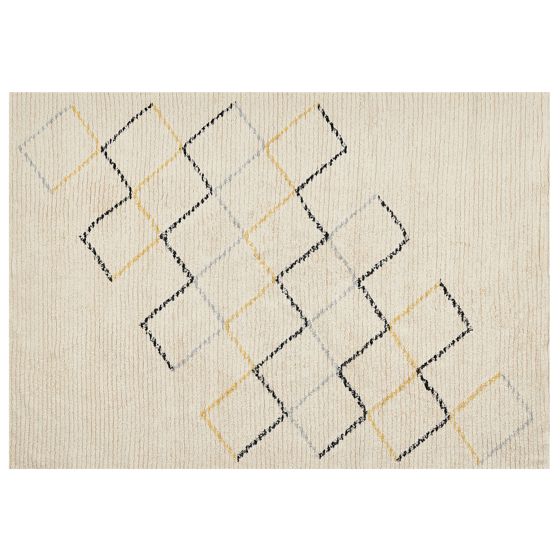 Matta TEZPUR Beige 160 x 230 cm Bomull