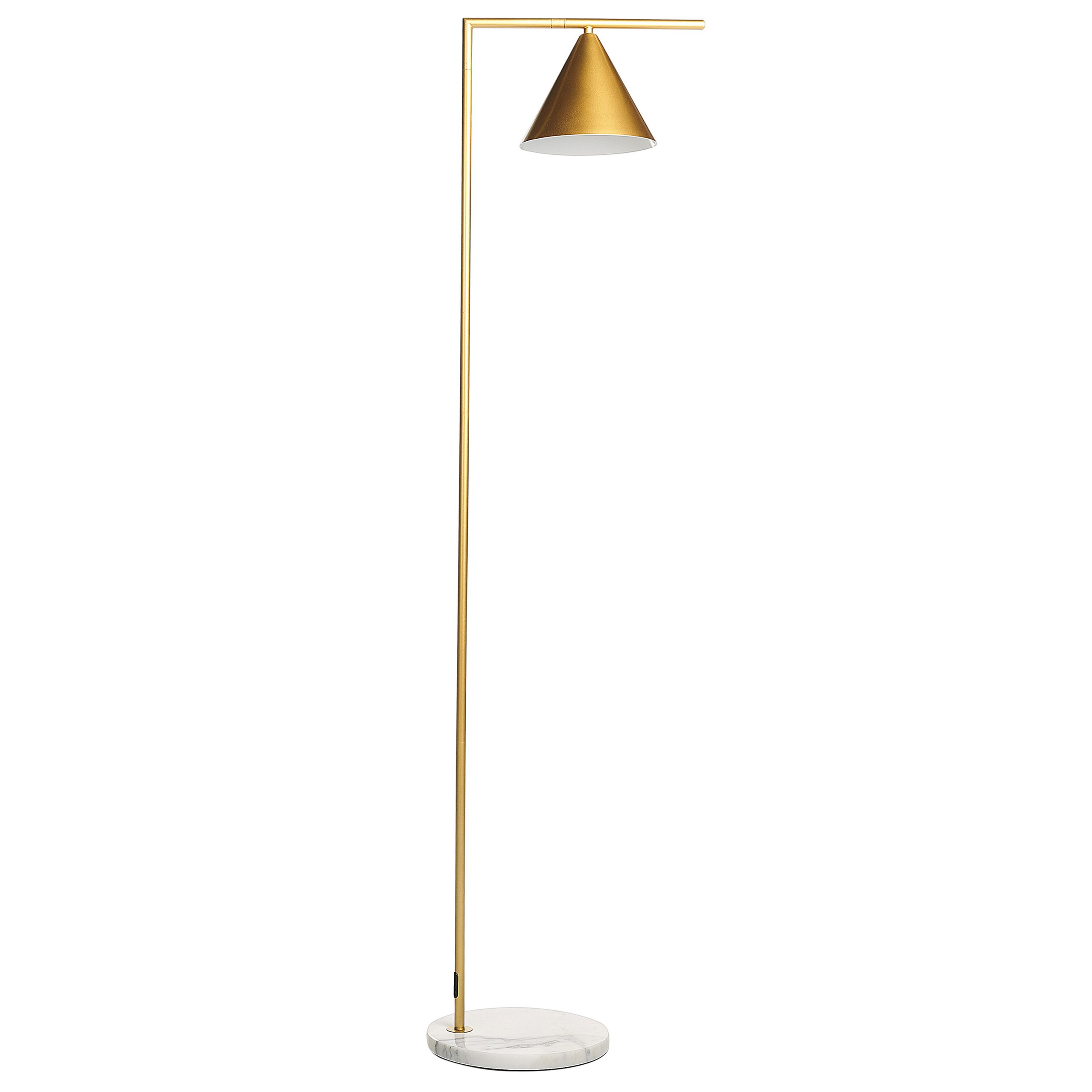 Golvlampa MOCAL Metall Guld