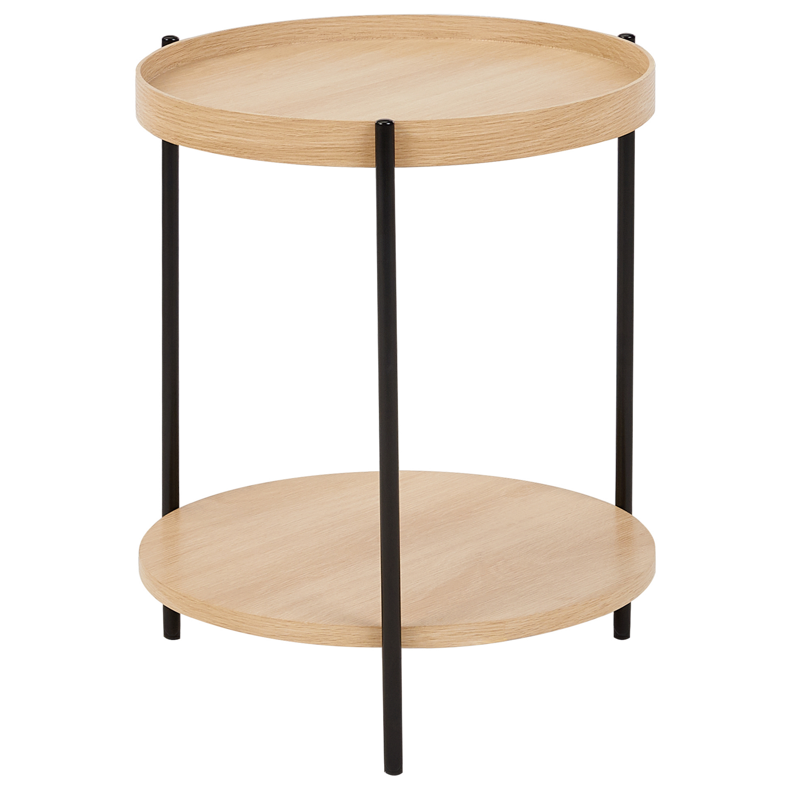 Sidobord LANDER Ljusbrun