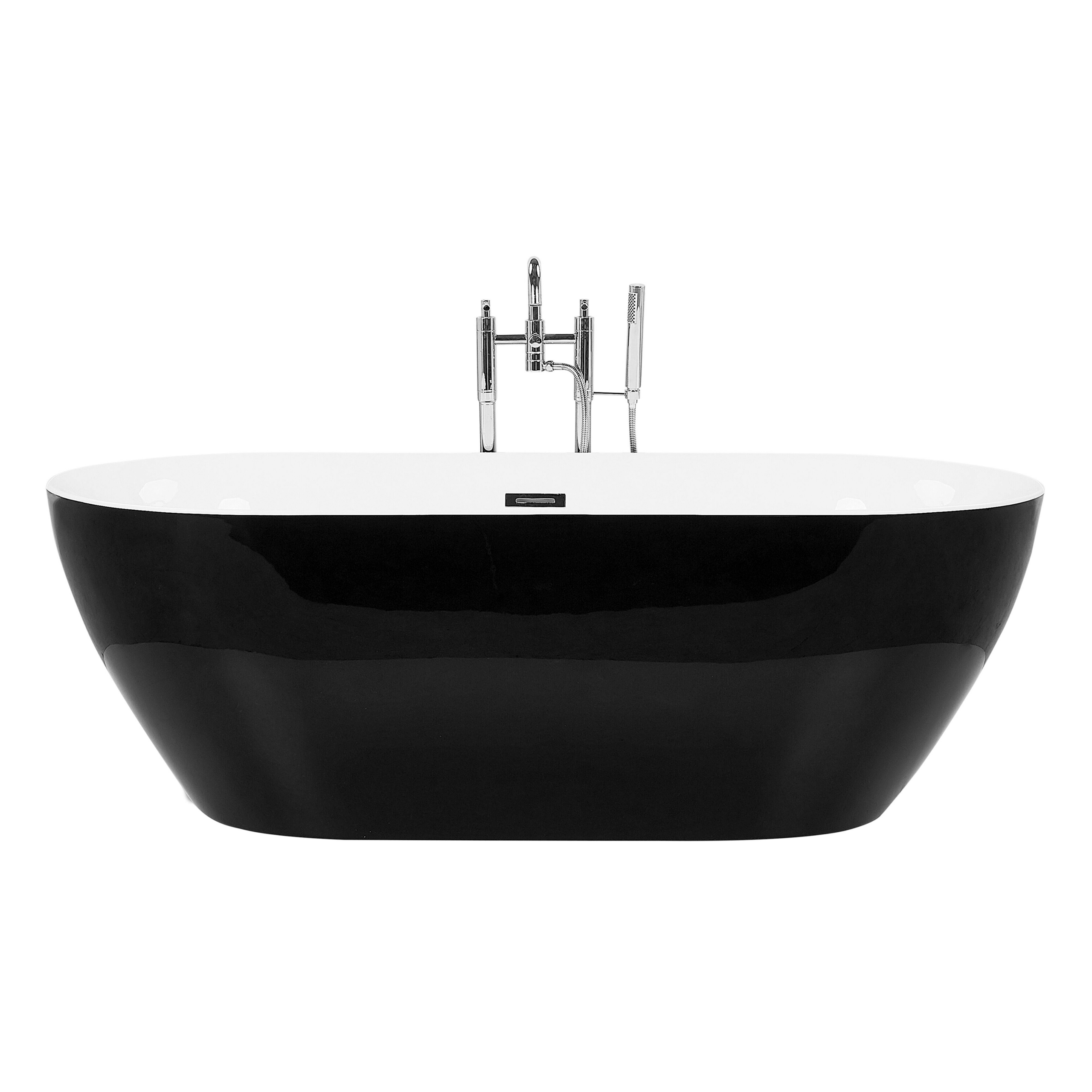 Fristående badkar CARRERA 1500 x 750 mm Svart