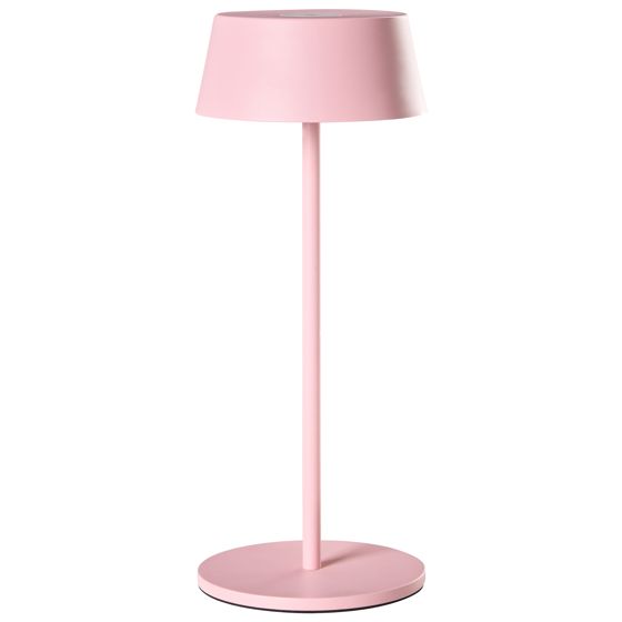Trådlös LED-bordslampa GUDER med dimmer Metall Rosa
