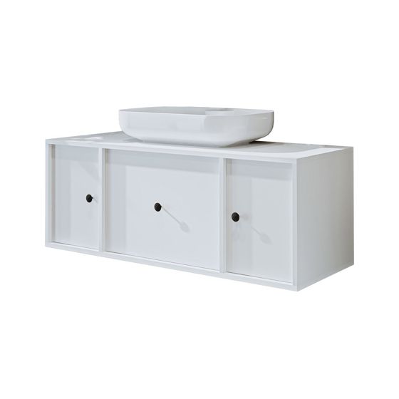Norda Design Badrumsskåp med handfat Bari 58 x 120 x 45 cm