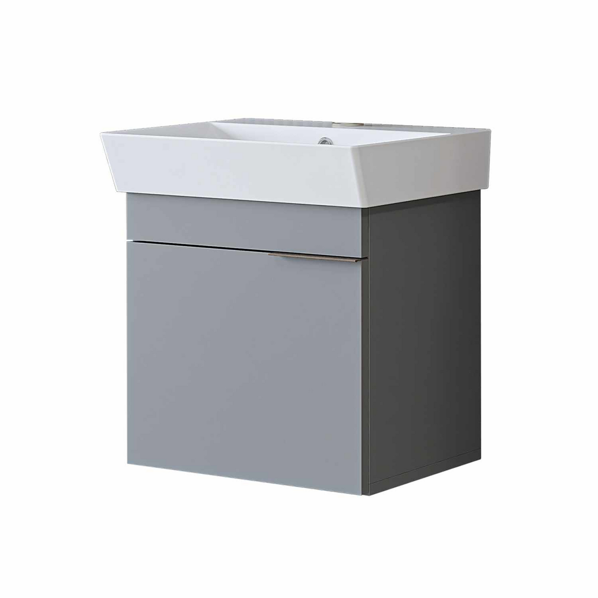 Norda Design Badrumsskåp med handfat Likya 49 38.6 x 49 x 54 cm