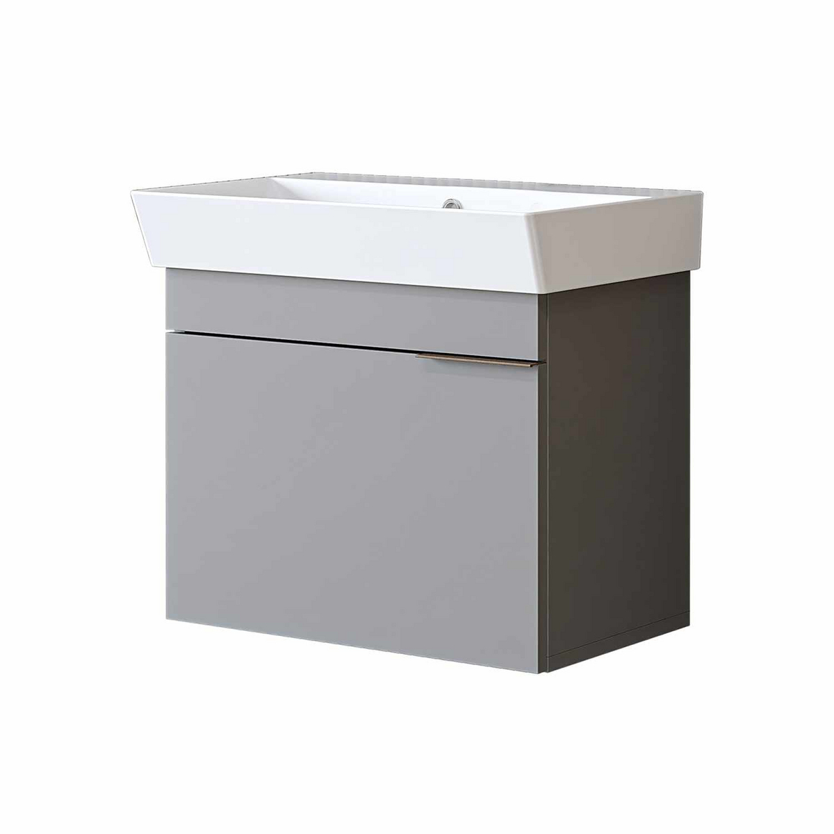 Norda Design Badrumsskåp med handfat Likya 59 38.6 x 59 x 54 cm