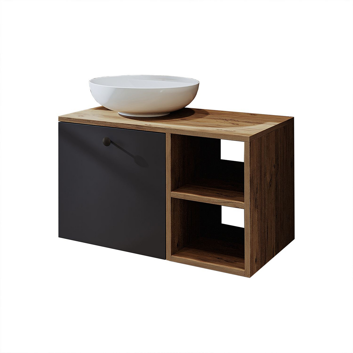 Norda Design Badrumsskåp med handfat Portofino 45 x 75 x 58 cm