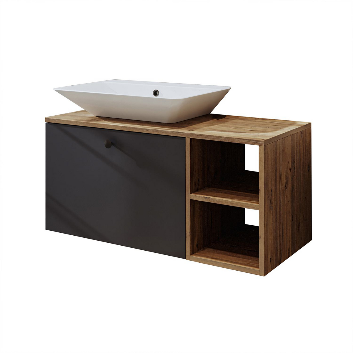 Norda Design Badrumsskåp med handfat Positano 45 x 95 x 56.5 cm