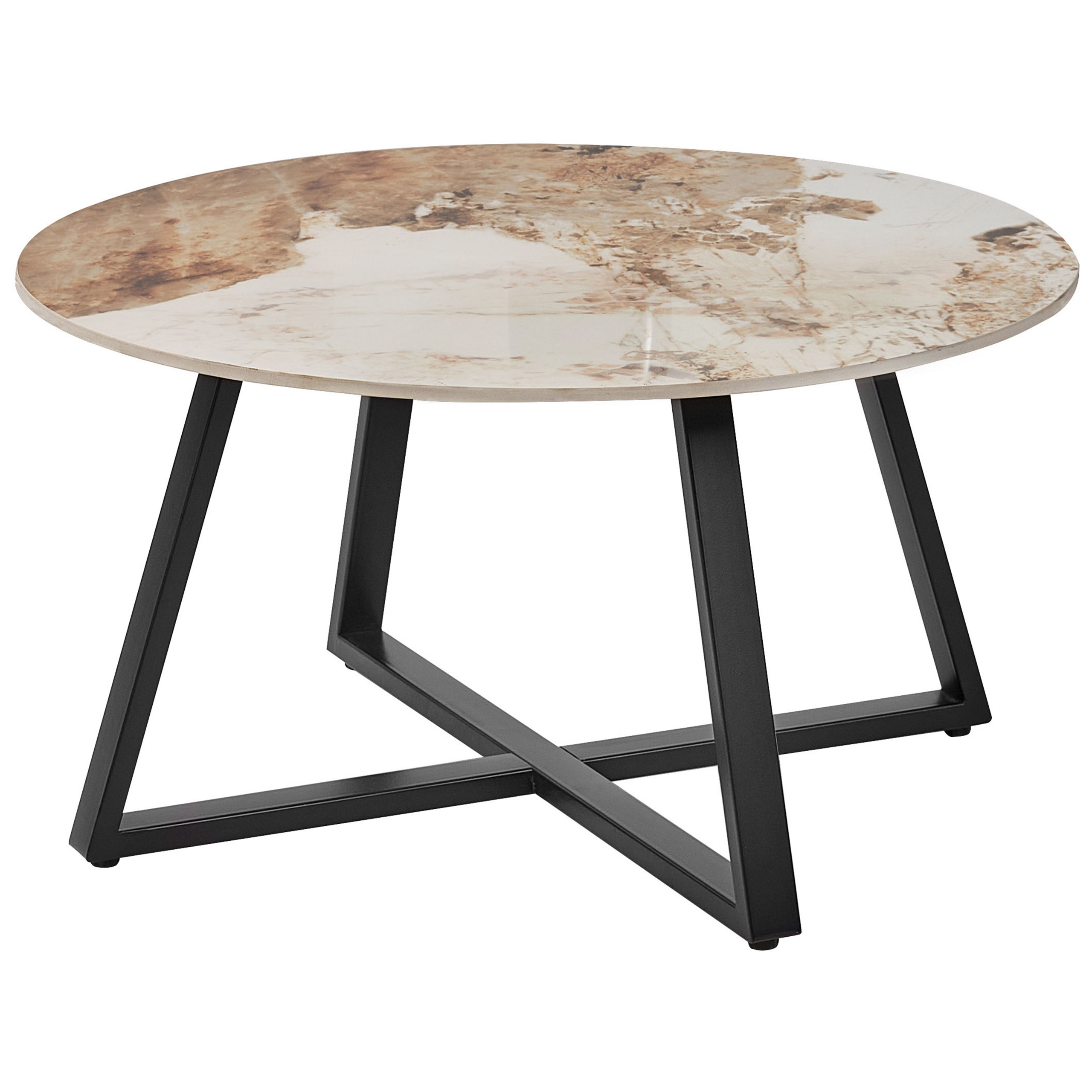 Soffbord IVINS Keramik Vit marmor