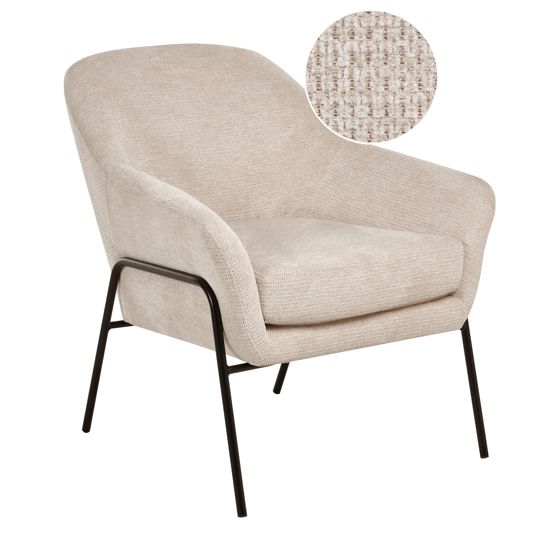 Fåtölj VEDDIGE Ljusbeige