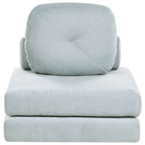 Enkel bäddsoffa OLDEN Chenille Ljusblå