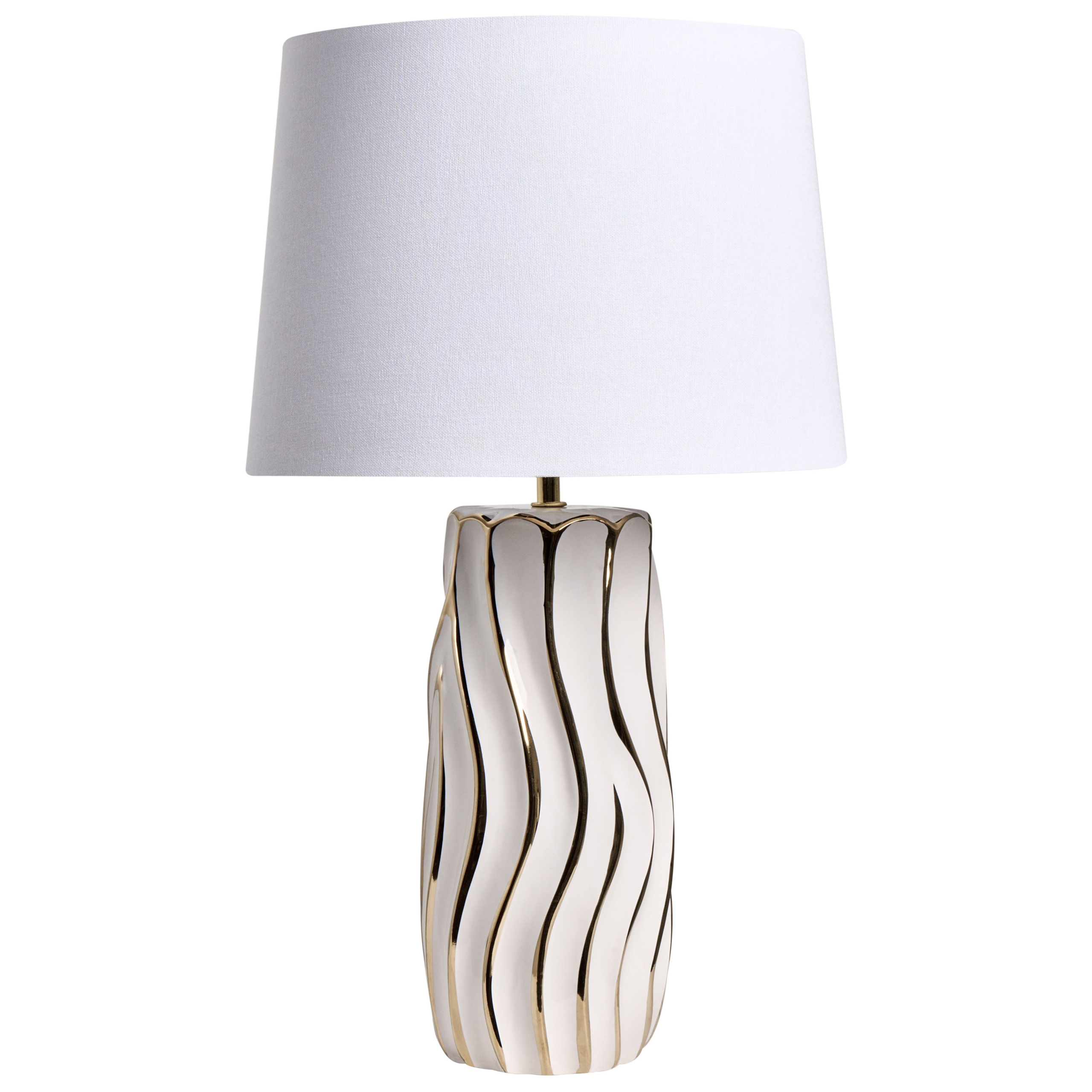 Bordslampa PATUCA Keramik Vit