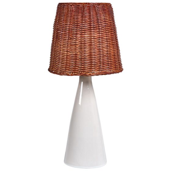 Bordslampa MADURU Keramik Vit