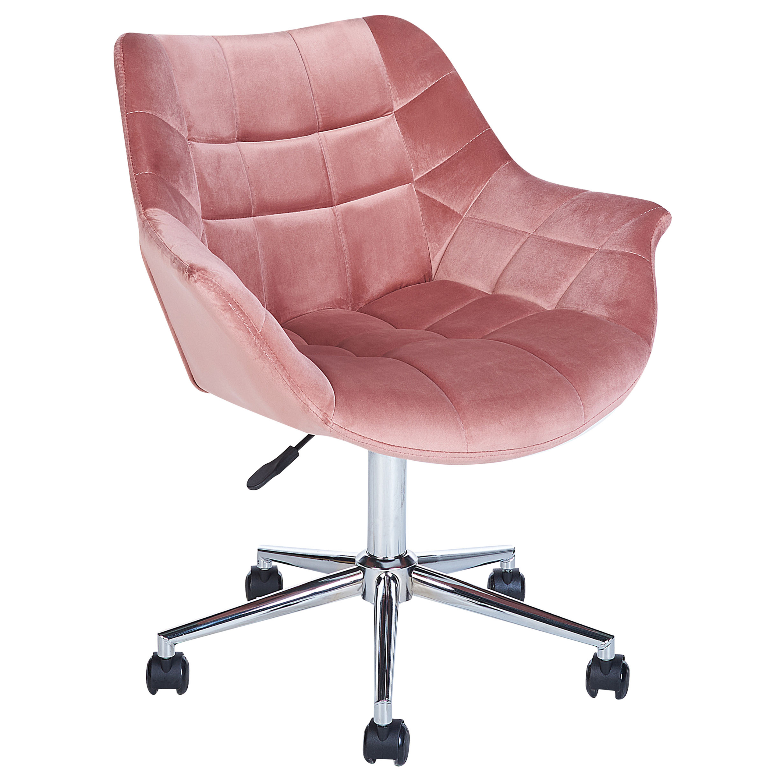 Skrivbordsstol LABELLE Sammet Rosa