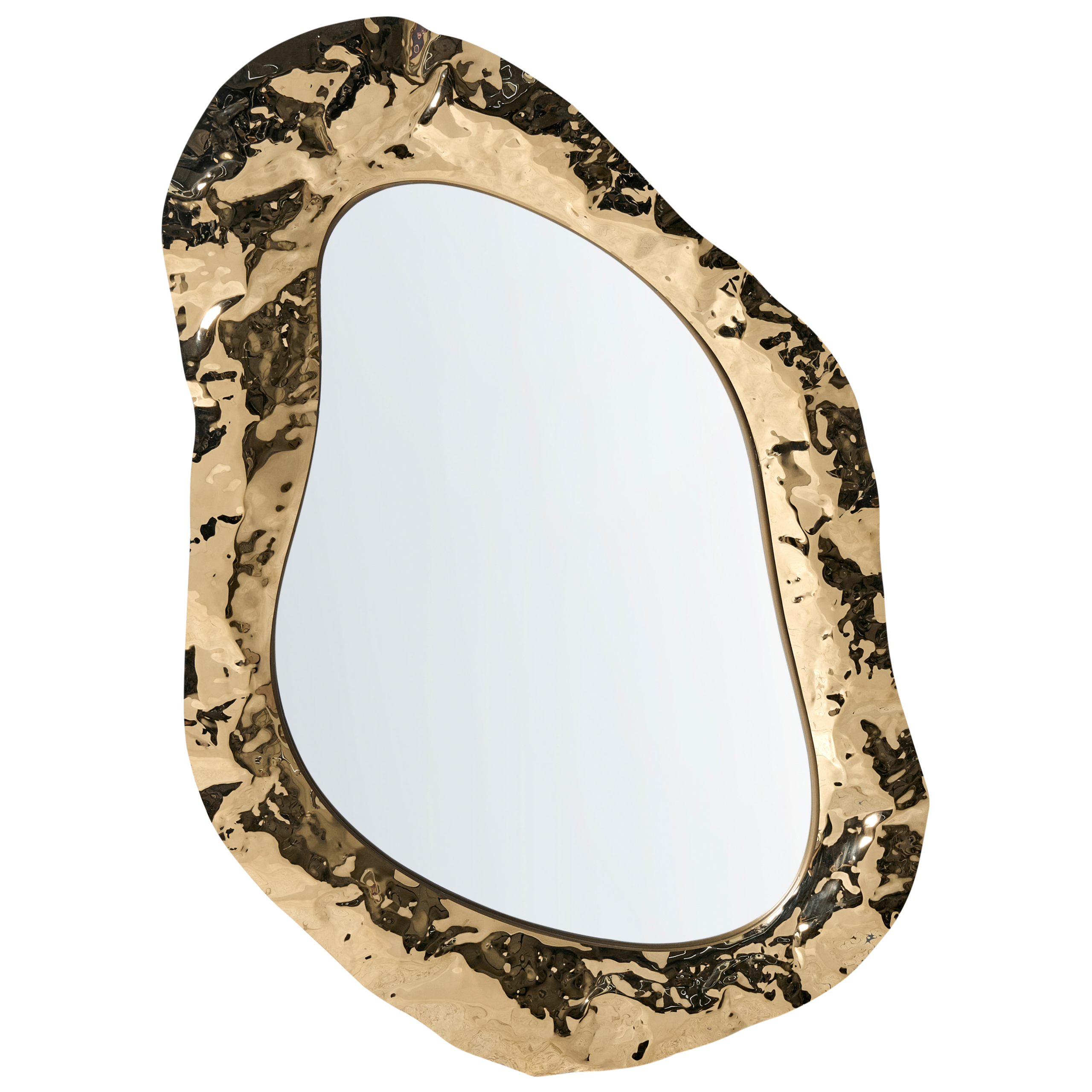 Väggspegel JOSSIGNY 52 cm 79 cm Guld