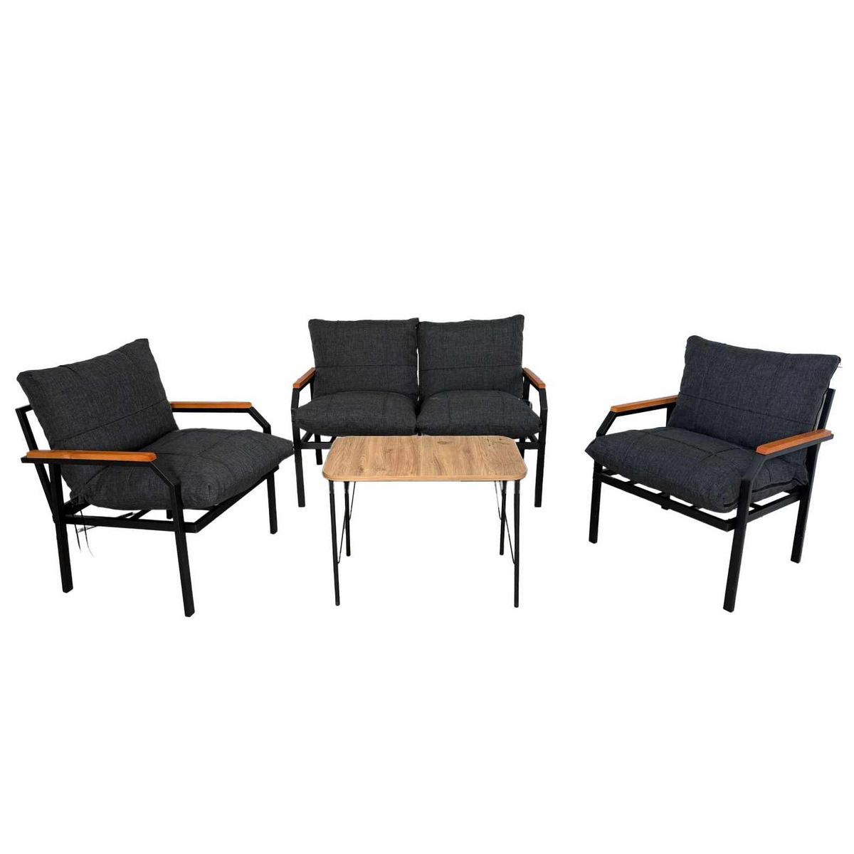 Norda Design Loungeset för trädgård Alya Sehpa 61 x 61 x 70 cm