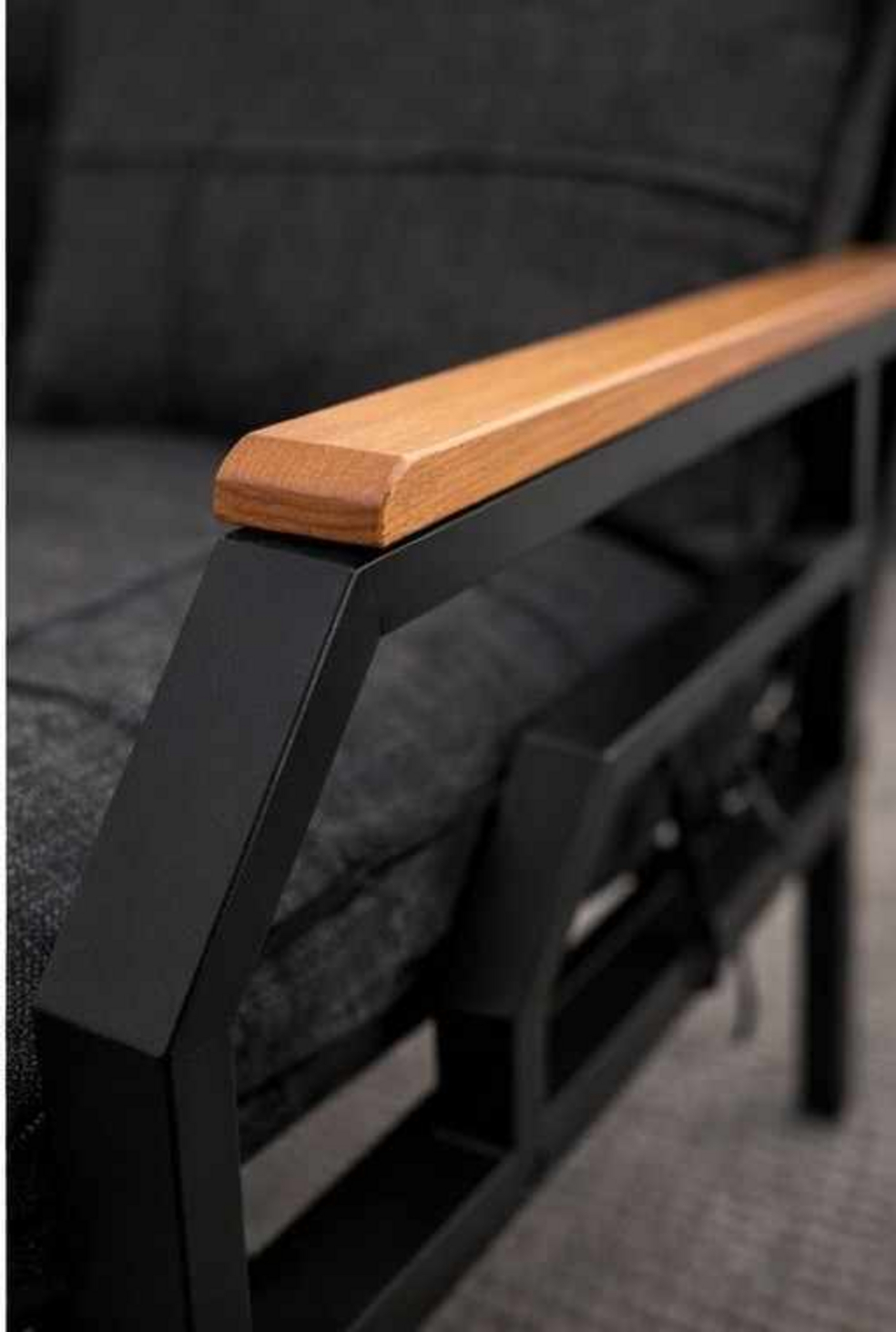 Norda Design Loungeset för trädgård Kutay Sehpa 61 x 61 x 70 cm