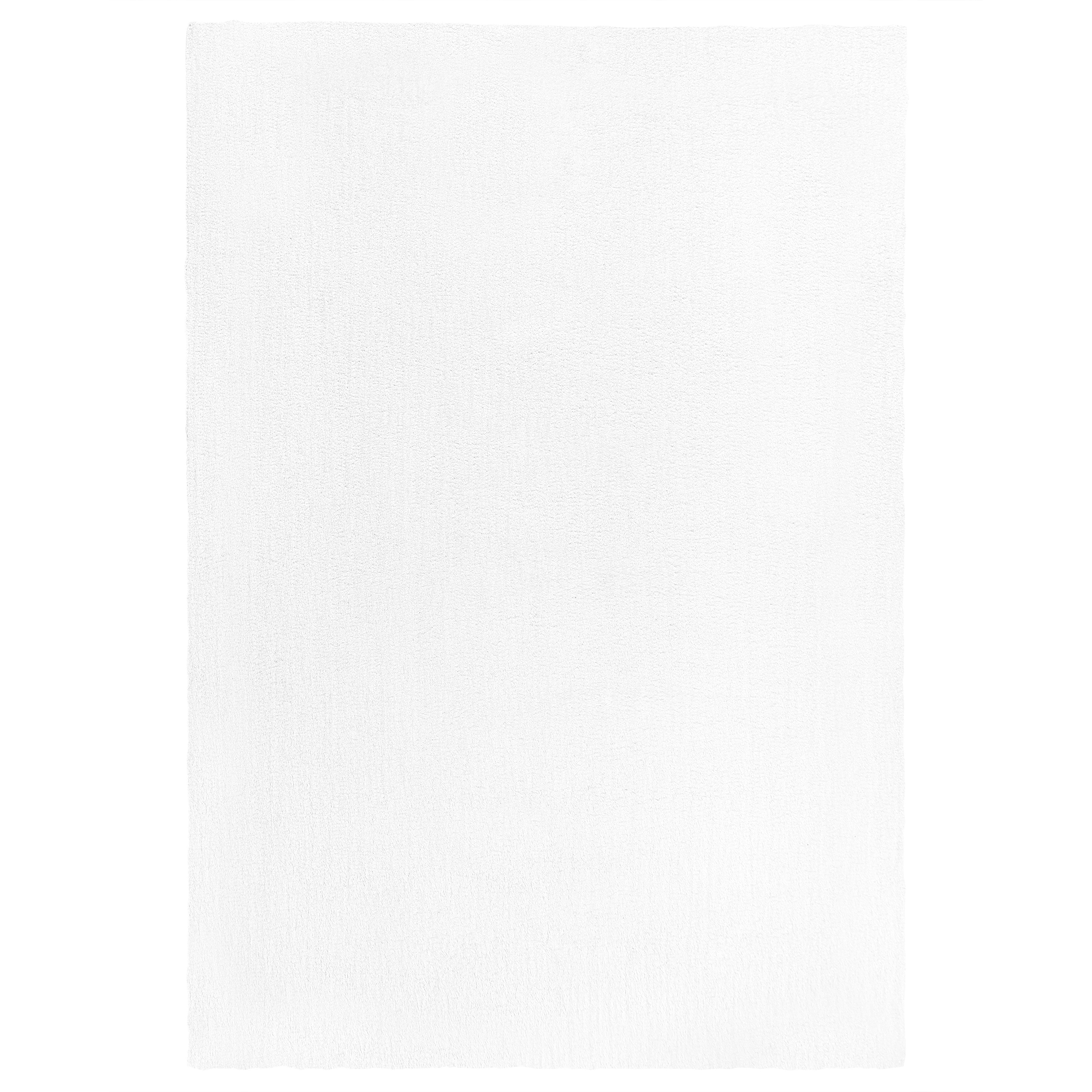 Matta med lång lugg DEMRE Vit 140 x 200 cm