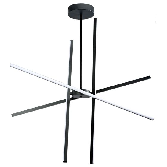 TOOLIGHT taklampa APP1929-CP Black LED Svart 80,5x15xcm