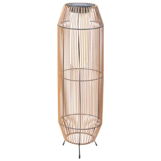 Solcellsdriven lykta DONGWE 70 cm Naturlig