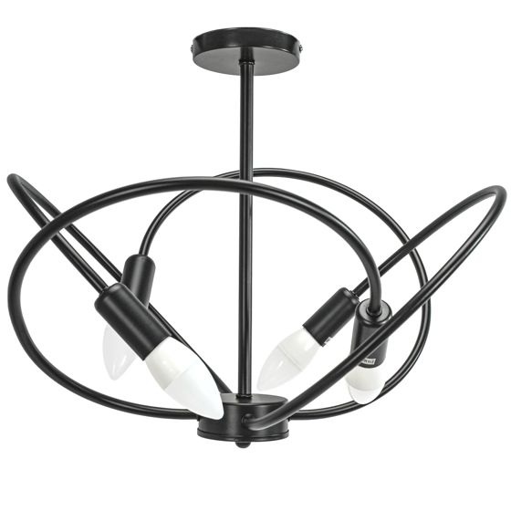 TOOLIGHT taklampa APP1093-4C Svart 36x60x36cm
