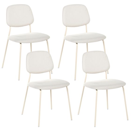 Set med 4 matstolar RILEY Off-White