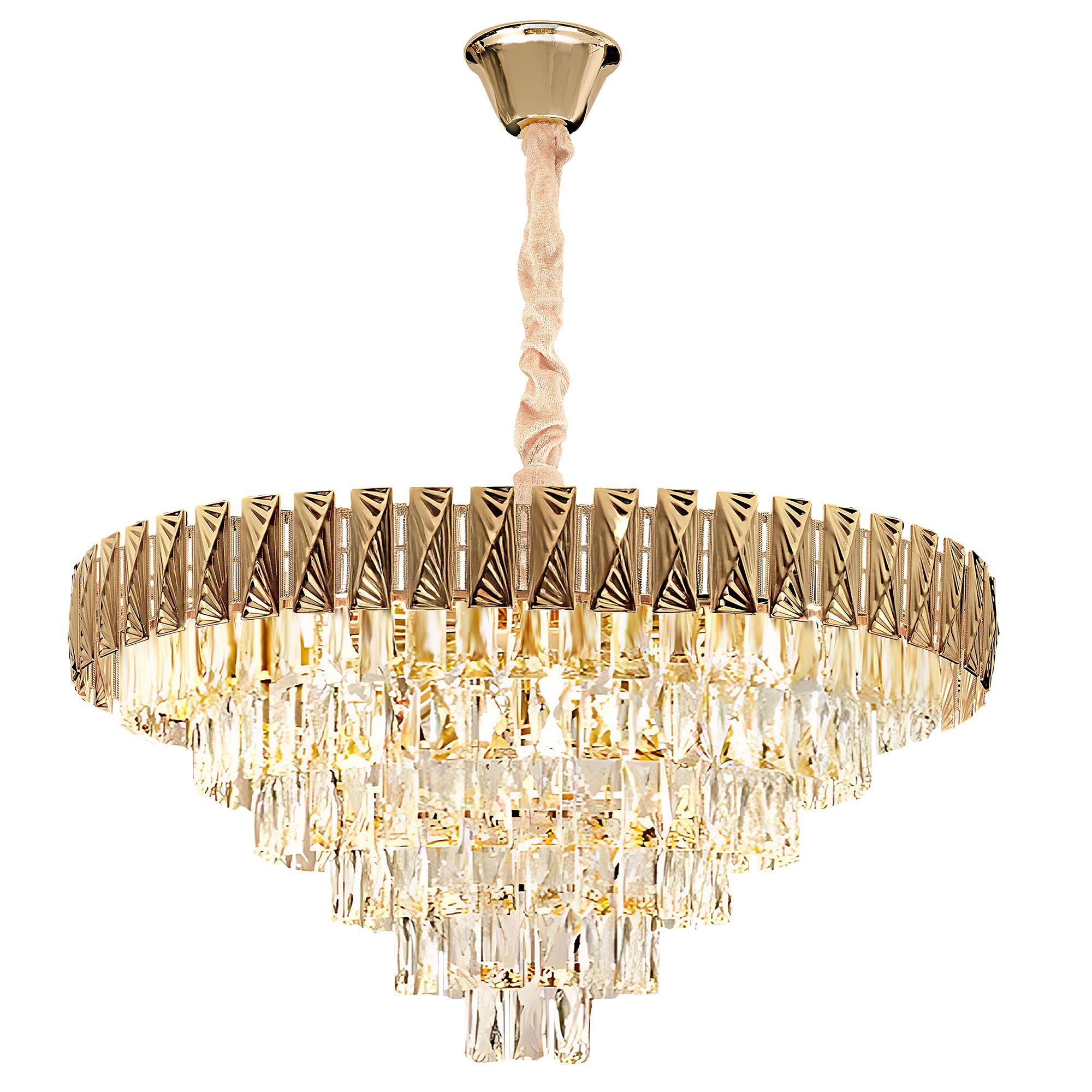 TOOLIGHT hängande taklampa G061-CP 80CM Guld 84x78x39cm