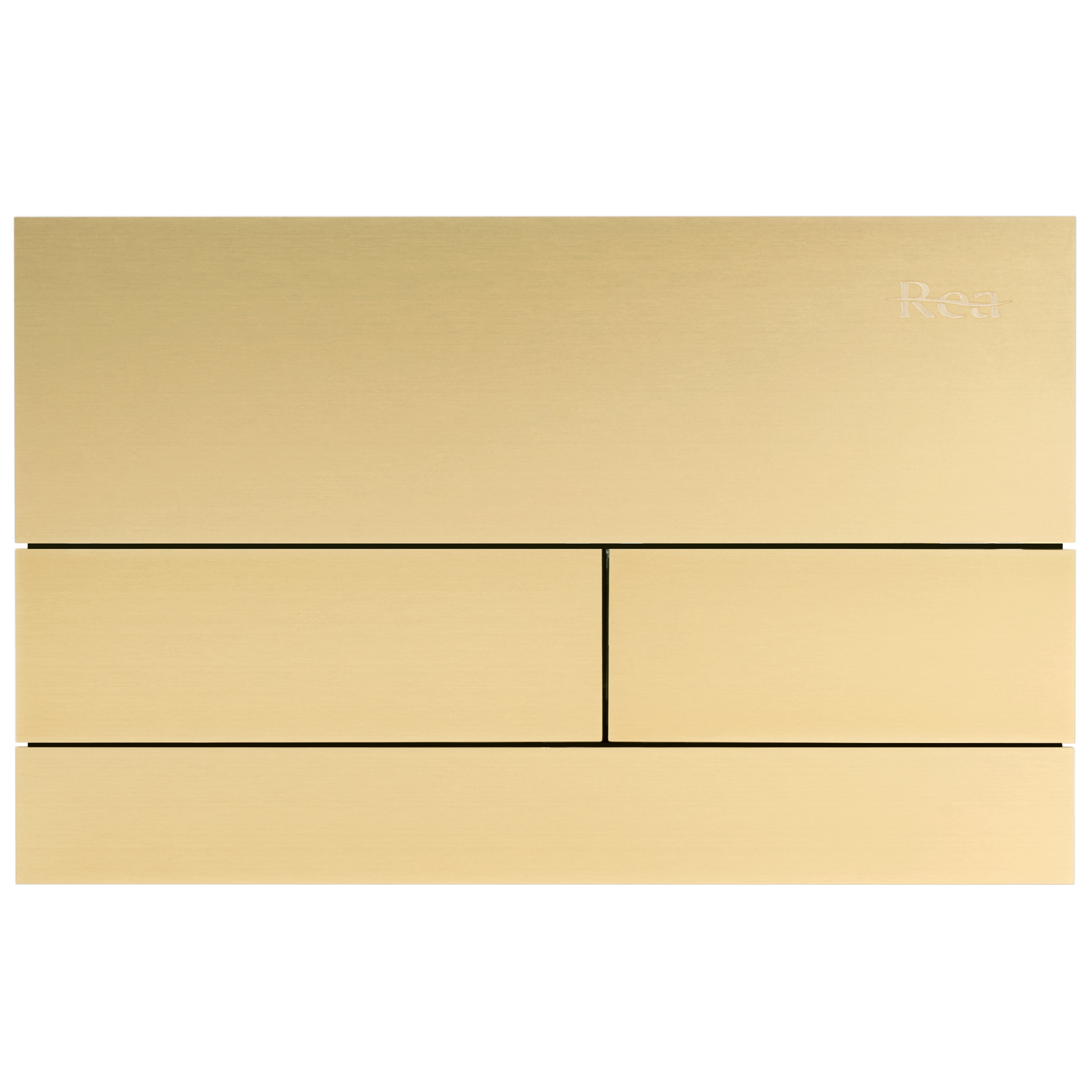 REA Spolknapp För Inbyggnadsfixtur T K011A-Q Borstat Guld, 15,5x24x15,5cm