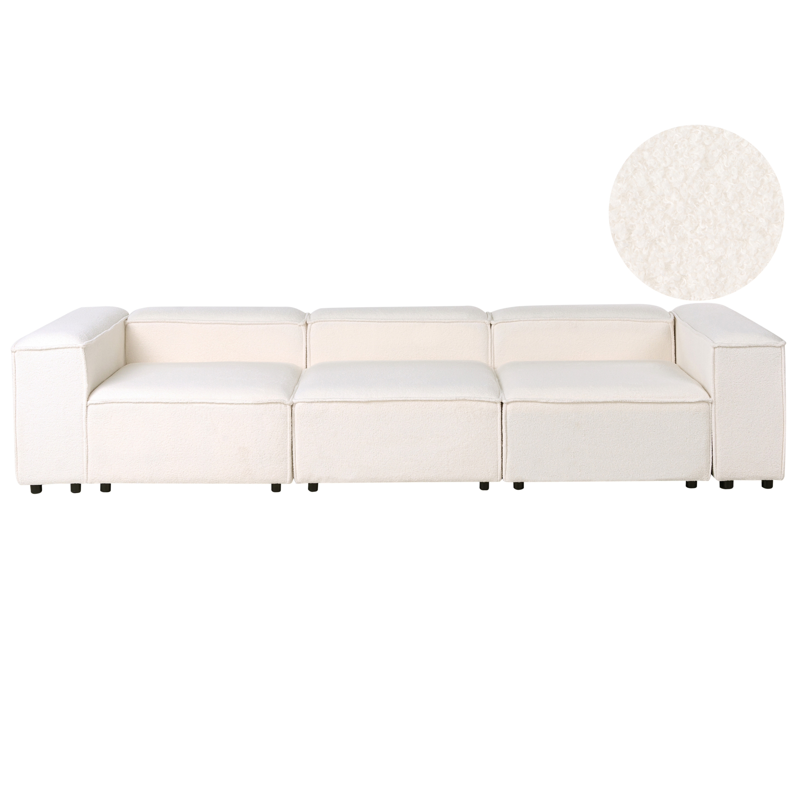 Modulsoffa 3-sits ARDAL Bouclé Off-White