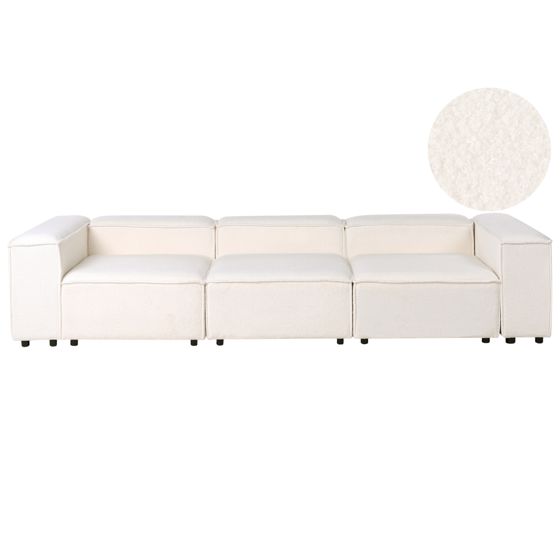 Modulsoffa 3-sits ARDAL Bouclé Off-White