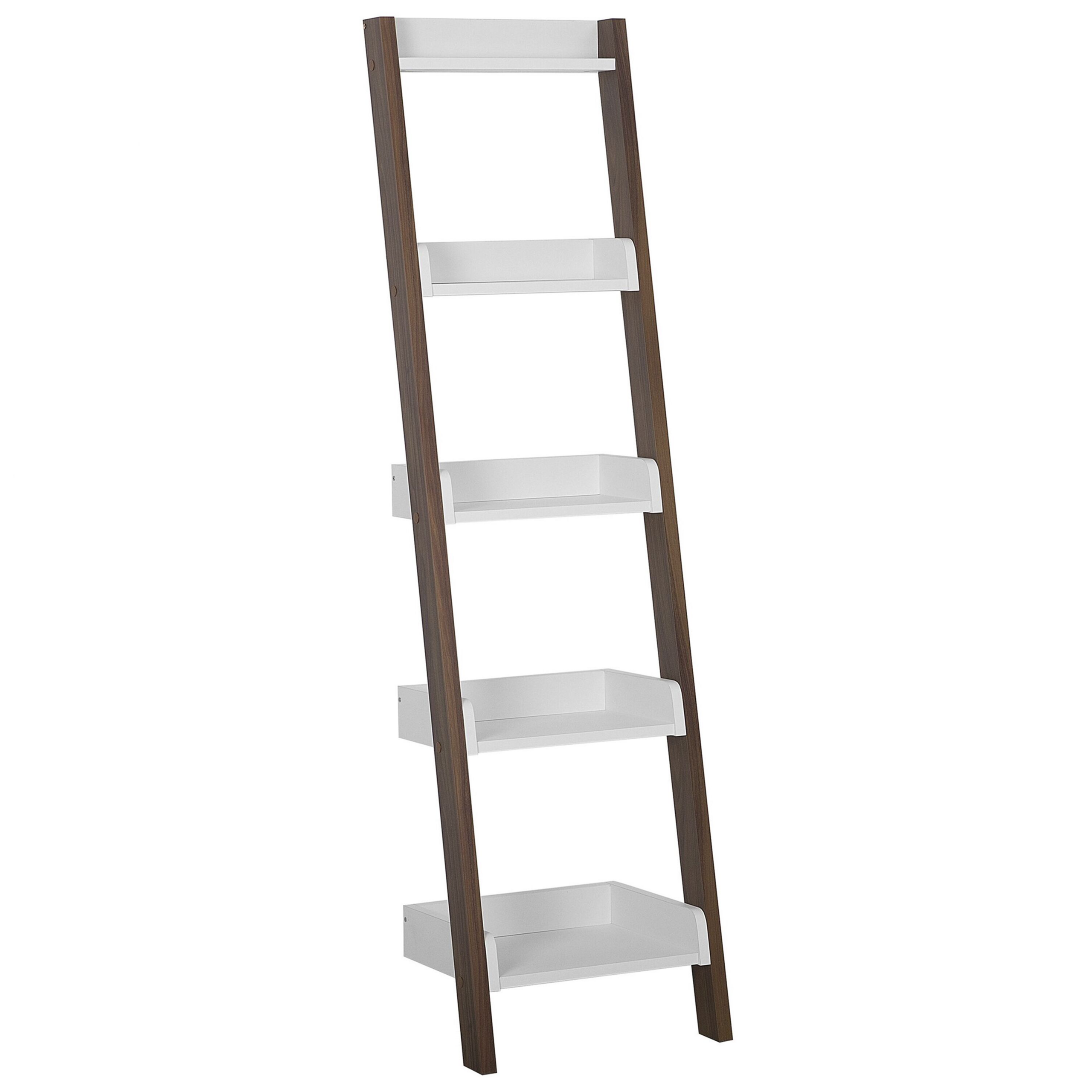 Öppen garderob med 5 hyllor MOBILE DUO 166 cm Brun/ Vit