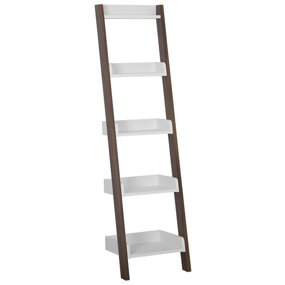 Öppen garderob med 5 hyllor MOBILE DUO 166 cm Brun/ Vit