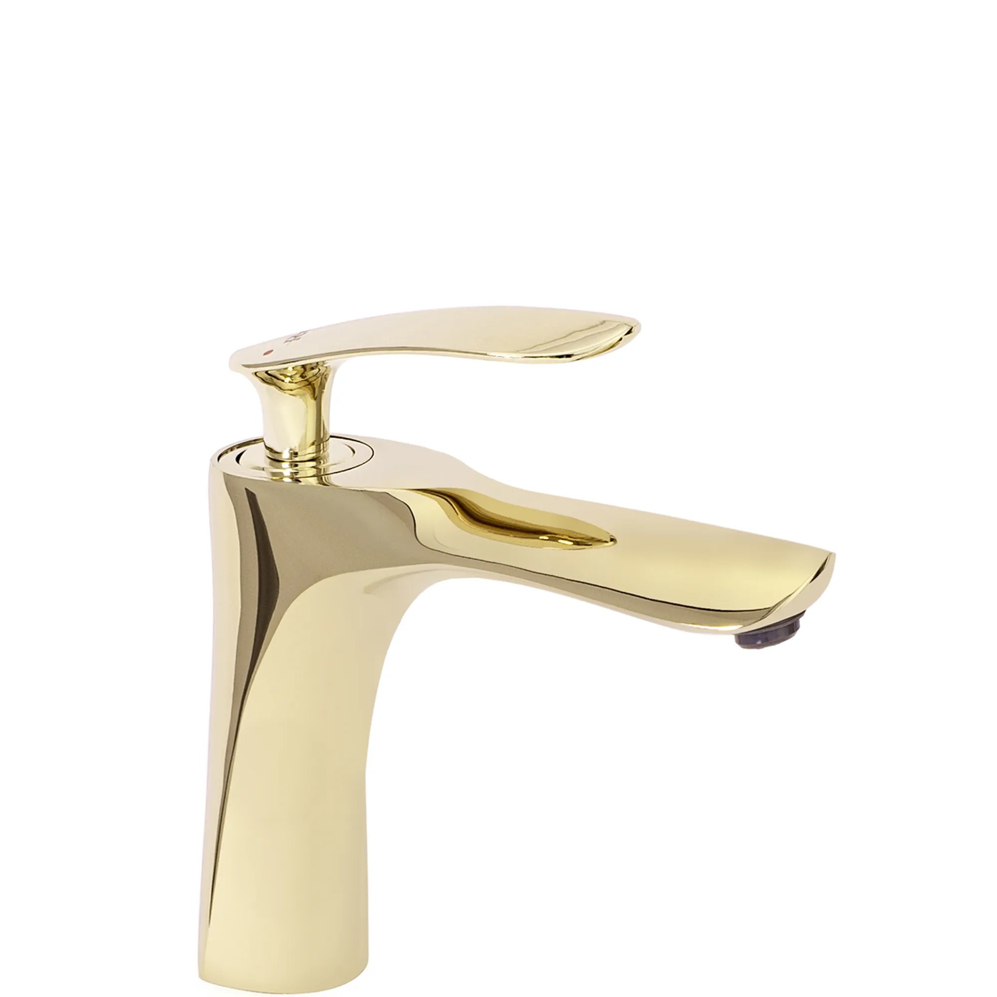 REA Tvättställsblandare ORBIT Låg Guld, 16x4,5x17cm