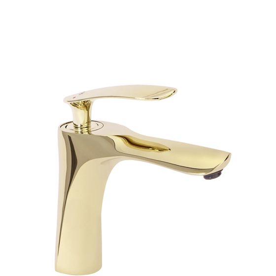 REA Tvättställsblandare ORBIT Låg Guld, 16x4,5x17cm