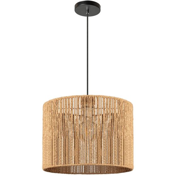 TOOLIGHT hängande taklampa APP1324-1CP BOHO 30CM Brun 30x30x22cm