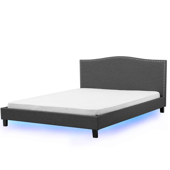 Säng med lamellram MONTPELLIER 180 x 200 cm LED Flerfärgad