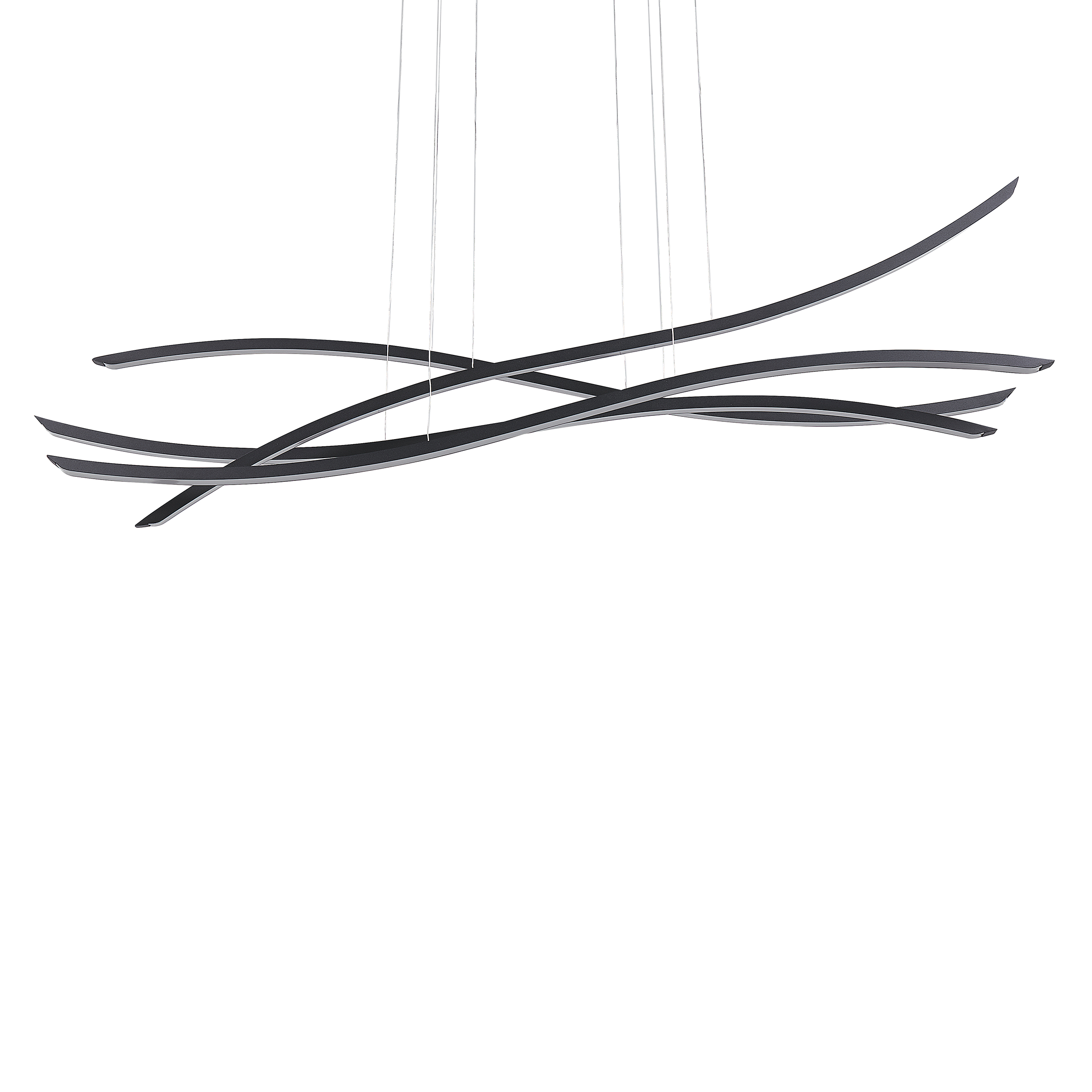 LED-pendellampa CALAO Metall Svart