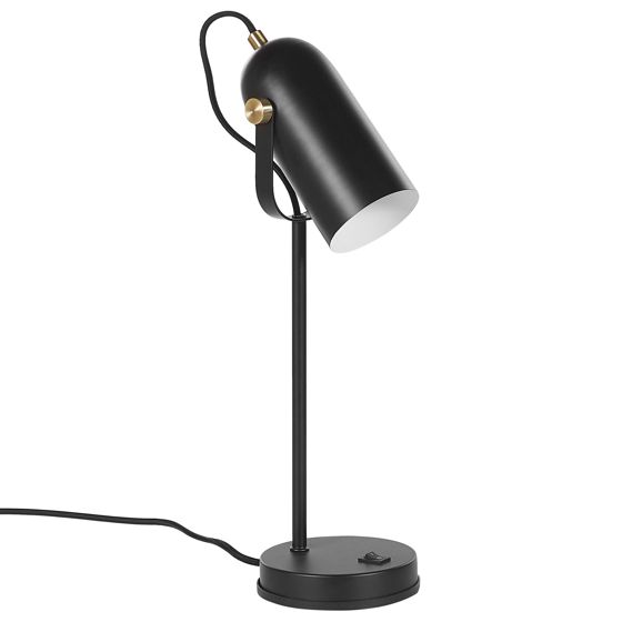 Skrivbordslampa TYRIA Justerbar Metall Svart