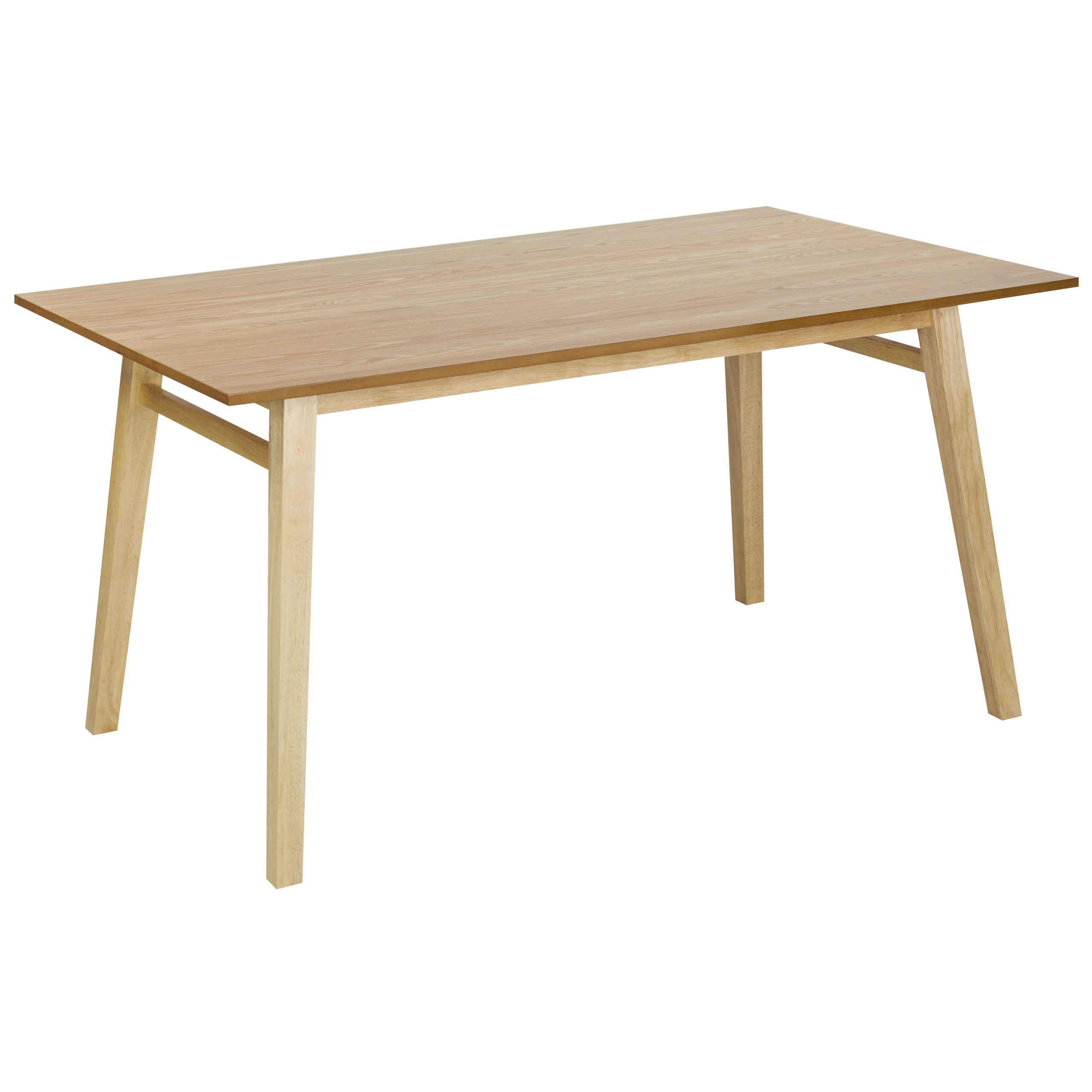 Matbord VARLEY Naturlig askfanér 150 cm 90 cm