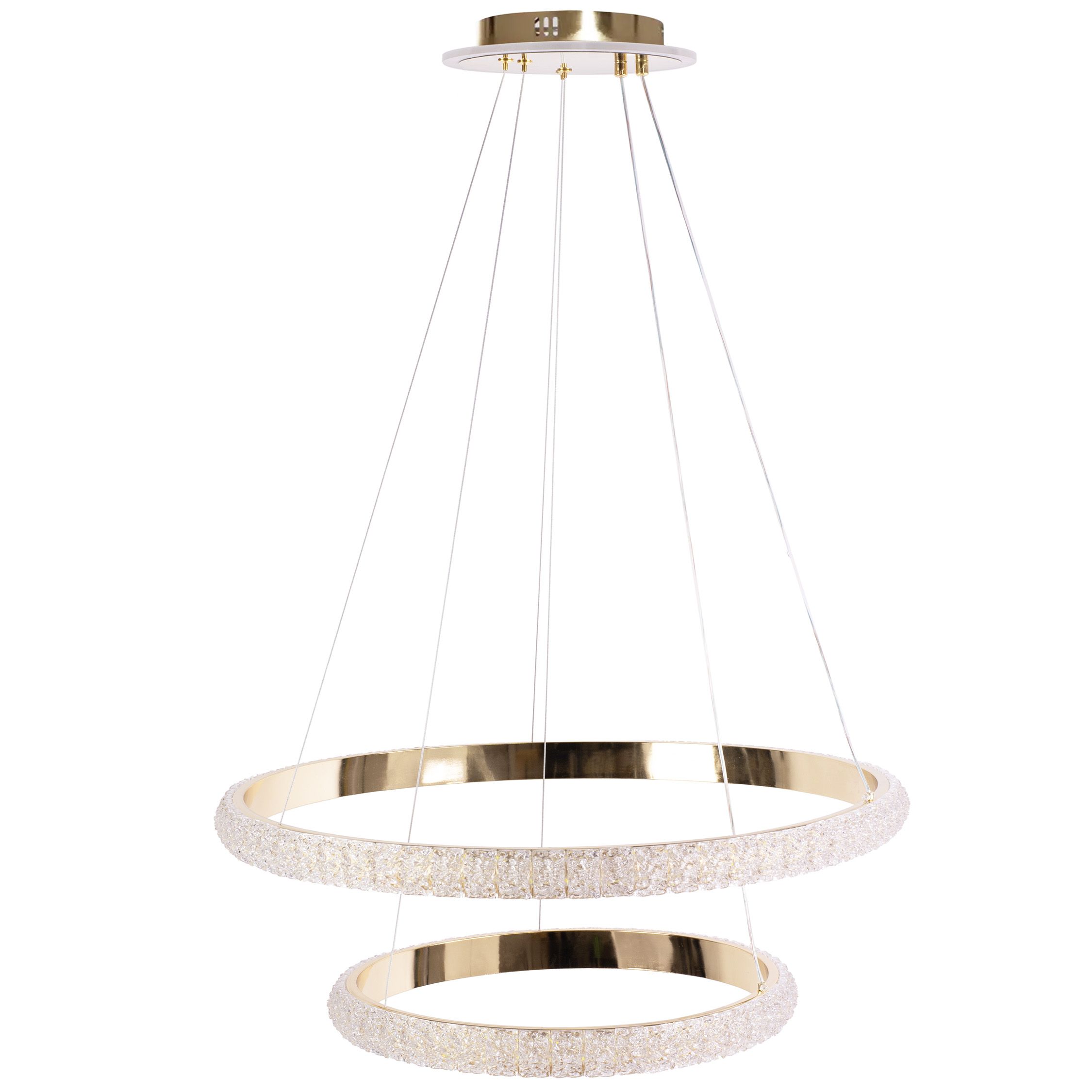 TOOLIGHT hängande taklampa LED G045-2CP Guld 63x63x4cm