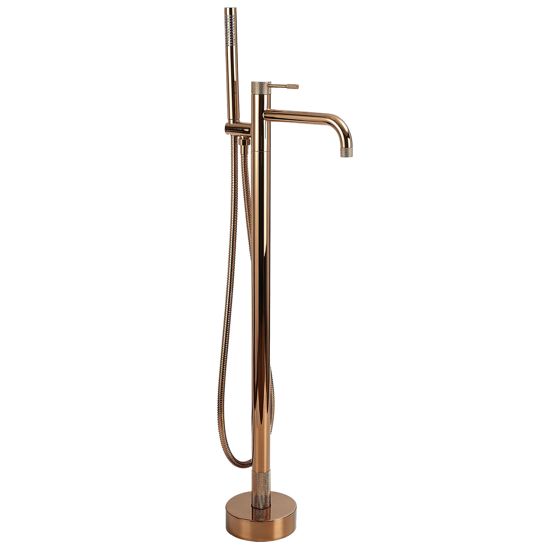 REA Golvmonterad Badkarsblandare Venti Koppar, 21x10x115cm
